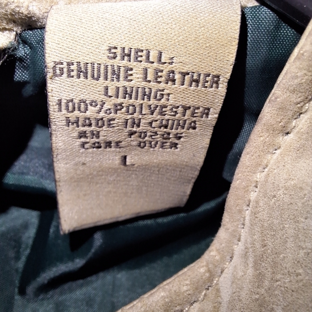 Ruff Hewn Women's Tan Suede Jacket In A Size Large. Leather, Western, Cowgirl - Picture 4 of 9